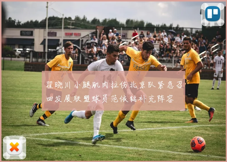 翟晓川小腿肌肉拉伤北京队紧急召回发展联盟球员范依铭补充阵容